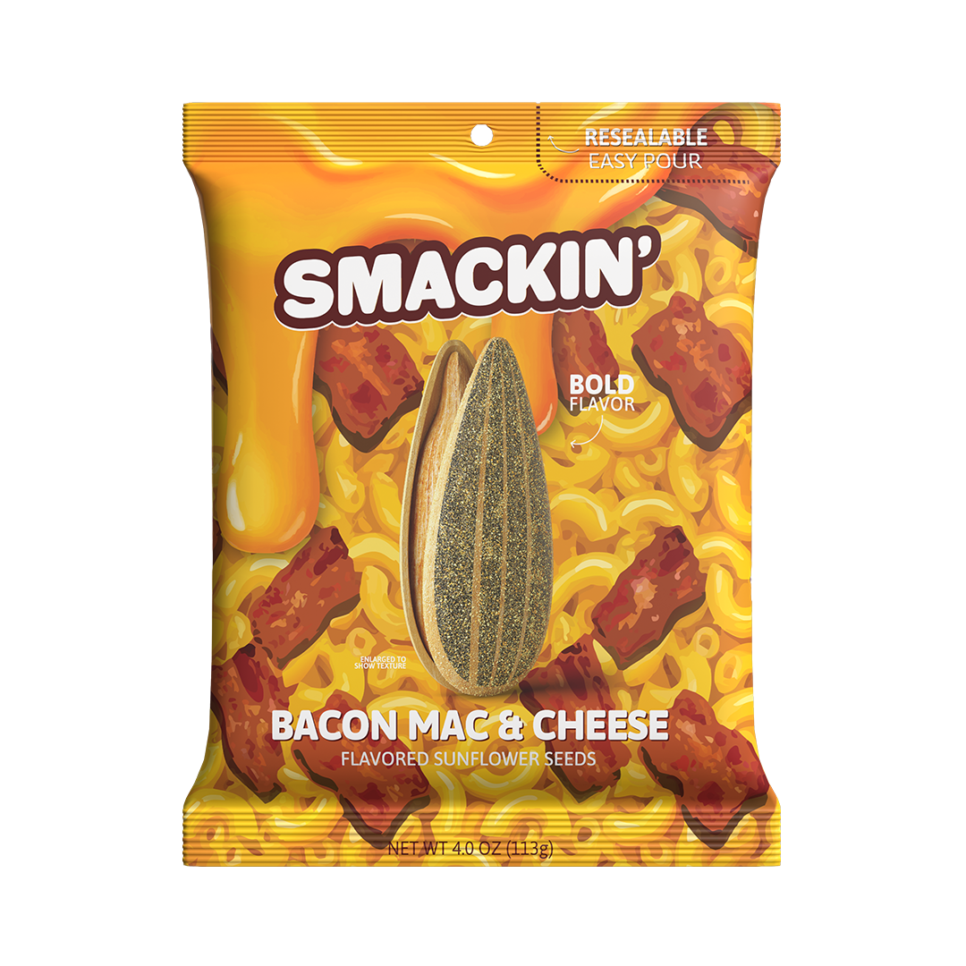 SMACKIN' 2 FREE BACON MAC & CHEESE Bags 12 Bag Variety Pack product image