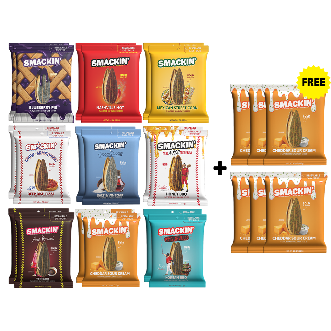 LIMITED EDITION VARIETY PACK + 6 FREE CHEDDAR SOUR CREAM BAGS