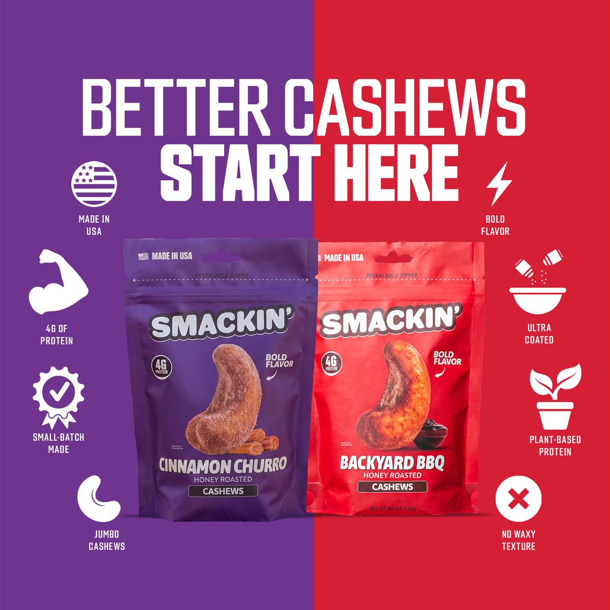 CASHEW FLAVOR DUO + FREE CHIPOTLE RANCH